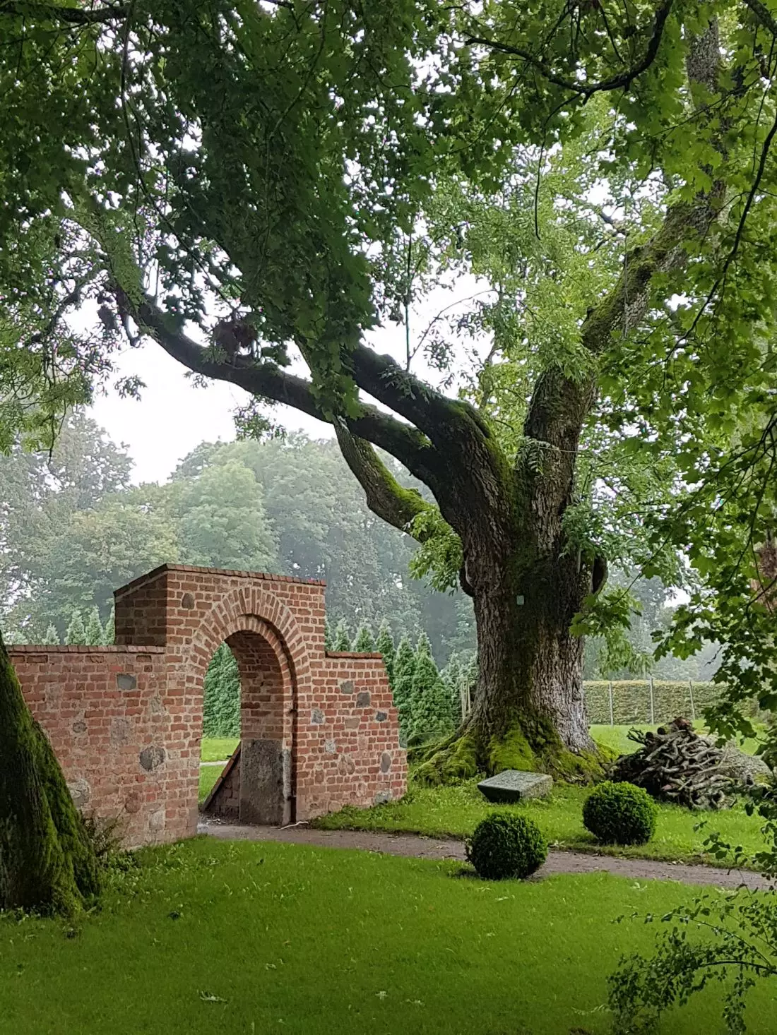 Pałac Nakomiady. Pałac z XVIII wieku
