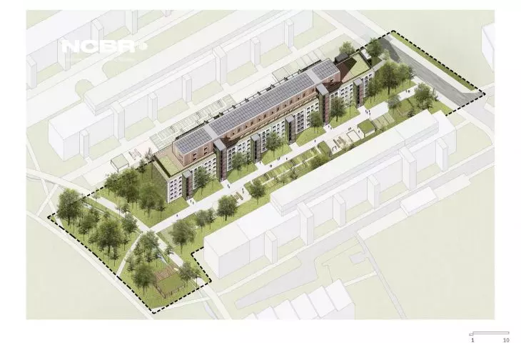 Projekt termomodernizacji i nadbudowy bloków z wielkiej płyty na Osiedlu Złotego Wieku w Krakowie