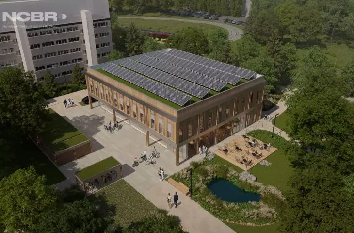 Design of extension and superstructure of a service building in Łódź