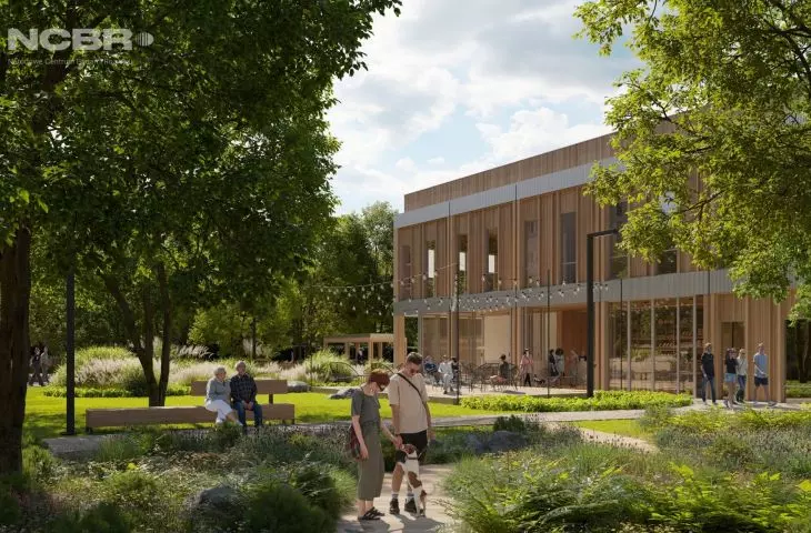 Design of extension and superstructure of a service building in Łódź
