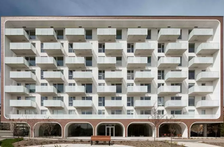 A diverse range of apartments - from studios to five-room units - allows for a variety of home structures to function