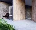 Wellness area - rotating walls allow closure