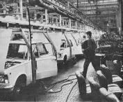 Fiat 125p production at F.S.O. Żerań