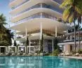 A residential tower being built in the heart of Miami Beach's Mid-Beach neighborhood