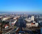 Widok na ulicę Mogilską w stronę wschodnią
