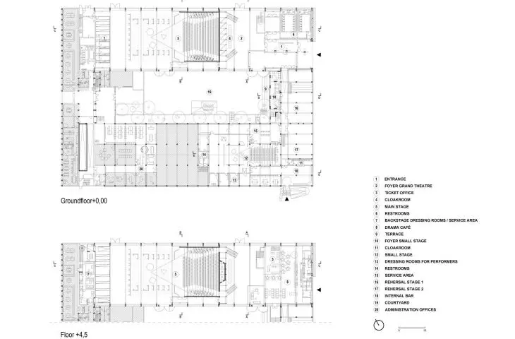 Temporary spaces for the Slovenian National Theater 