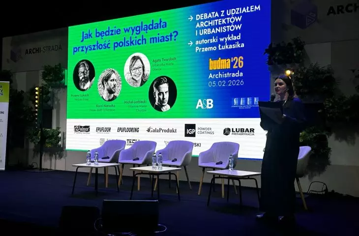 Debata „Estetyzacja architektury i przestrzeni miejskich. Jak będzie wyglądała przyszłość polskich miast?” podczas targów BUDMA