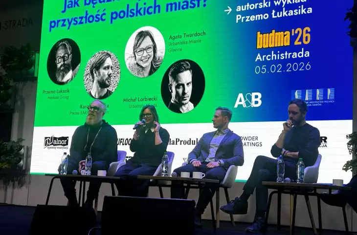 Debata „Estetyzacja architektury i przestrzeni miejskich. Jak będzie wyglądała przyszłość polskich miast?” podczas targów BUDMA
