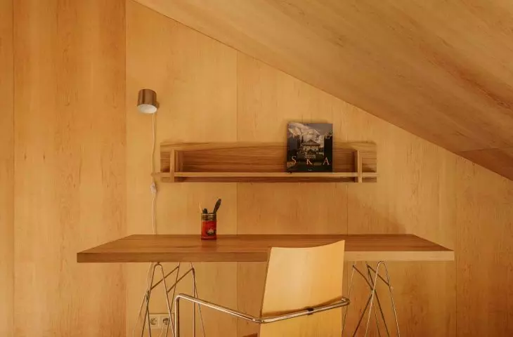 The interior design, developed by Natalia Horak, combines functionality with aesthetics