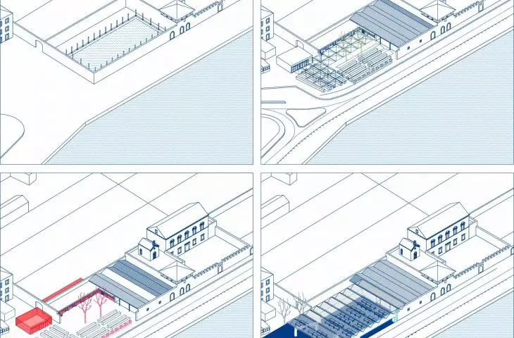 The most distinctive feature of the Gruž Market is the adjustable canopy