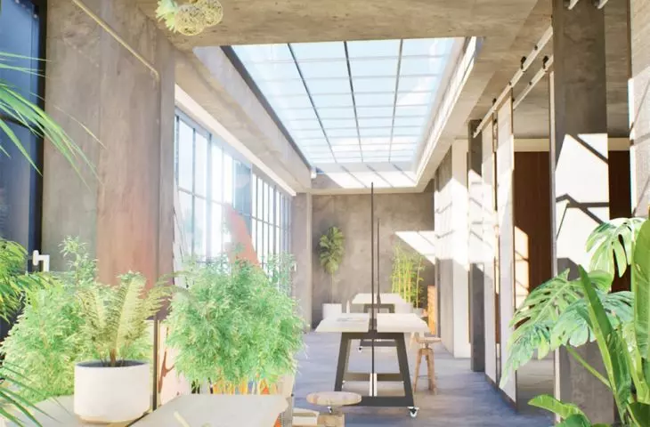 Apartment in the old Wilhelm Kopp Dyeworks in Bydgoszcz by Aleksandra Dywel