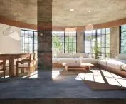 Apartment in the old Wilhelm Kopp Dyeworks in Bydgoszcz by Aleksandra Dywel