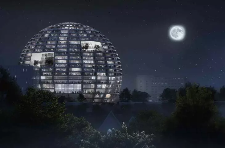 The big ball in Tirana