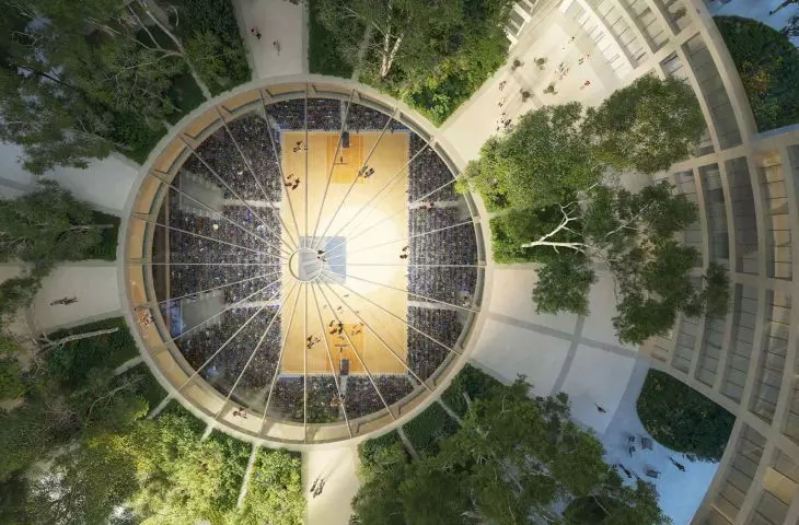 The big ball in Tirana