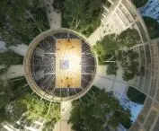 The big ball in Tirana
