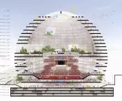 The big ball in Tirana