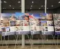 charts presented at the exhibition