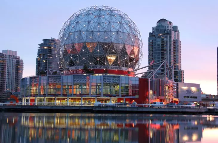Science World w Vancouver, 1986, proj.: Bruno Freschi, konstr.: Bogusław Babicki