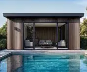 Ligna facade system, color: Coffee (536)
