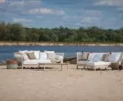 Upholstered furniture also ideal by the sea