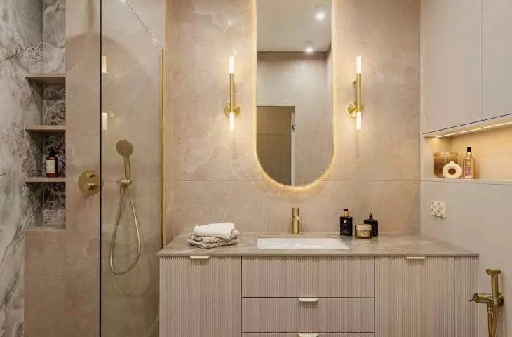 Soft minimalism in a Gdynia apartment
