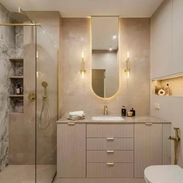 Soft minimalism in a Gdynia apartment