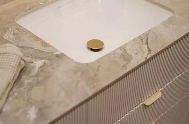 Bathroom in a Gdynia apartment