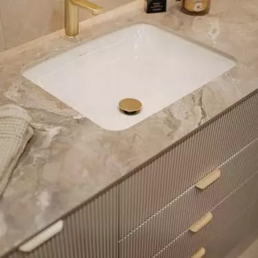 Bathroom in a Gdynia apartment