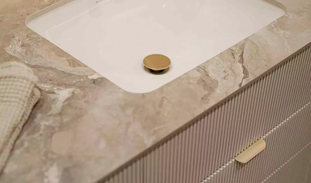 Bathroom in a Gdynia apartment