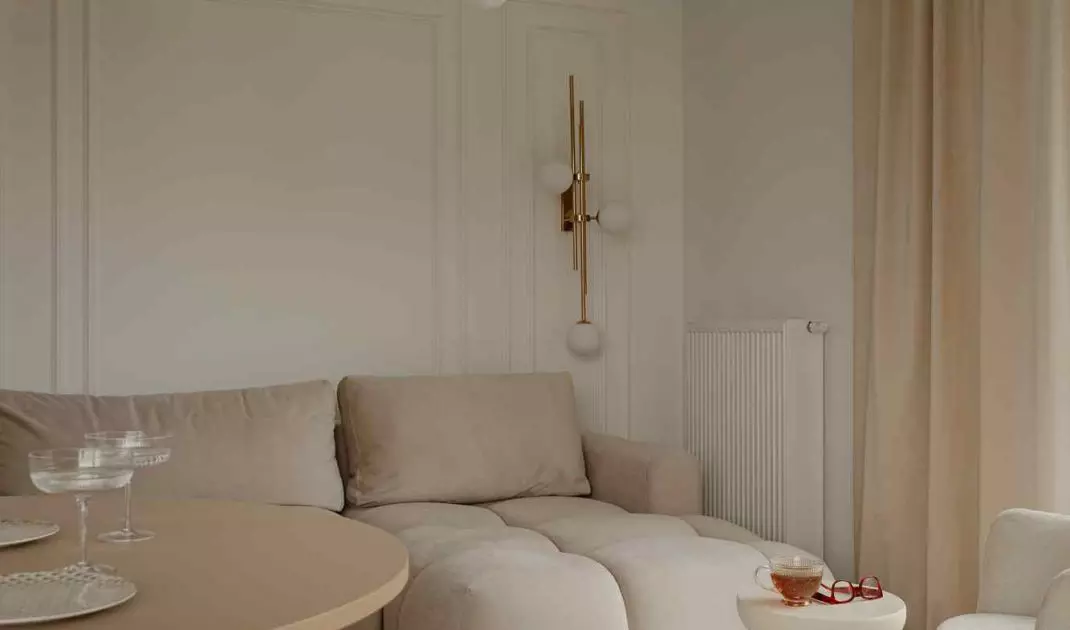 Soft minimalism in a Gdynia apartment