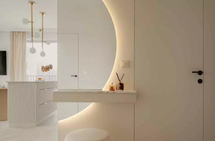 Soft minimalism in a Gdynia apartment