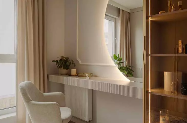 Soft minimalism in a Gdynia apartment
