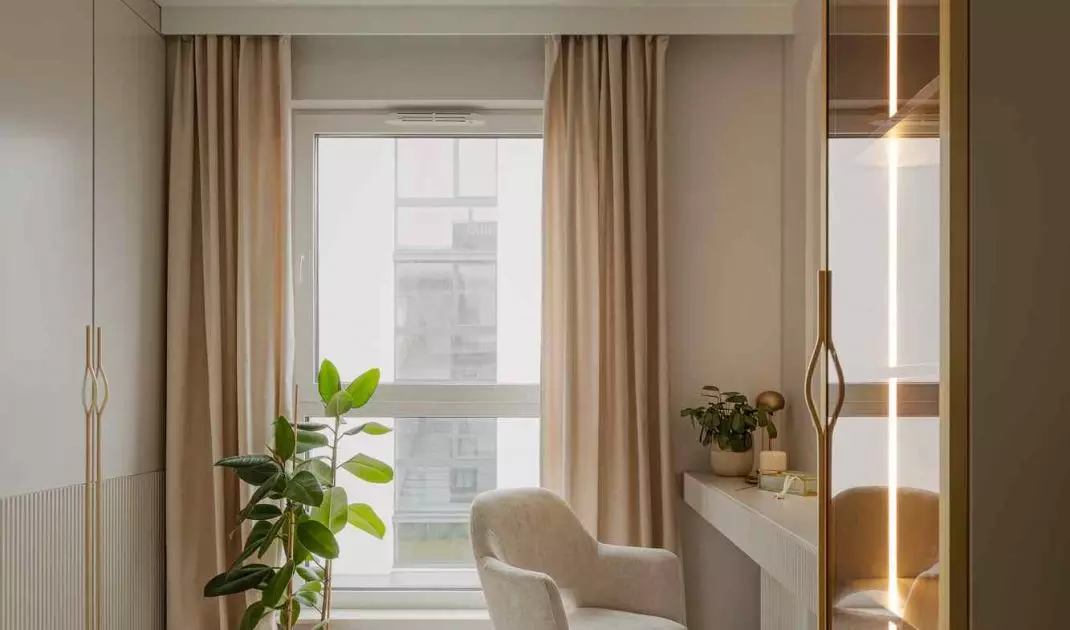 Soft minimalism in a Gdynia apartment