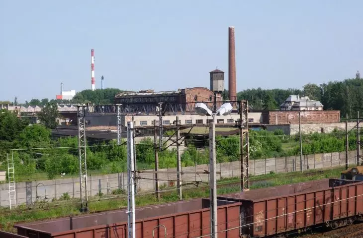 Elanex factory buildings in Częstochowa