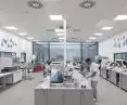 Ecophon Hygiene acoustic system in Silesian Analytical Laboratories
