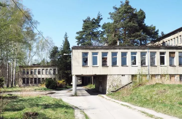 Former ZUS hospital in Starachowice, designed by Ignacy Kedzierski