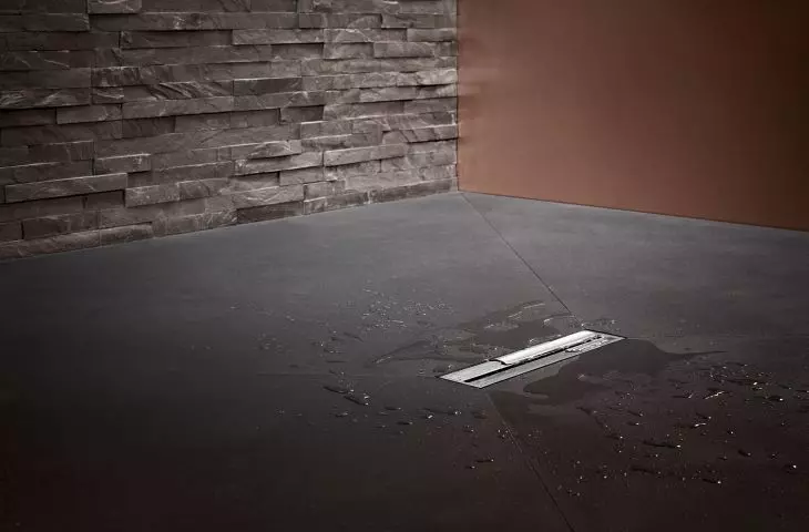 Zentrix compact drainage strip, photo: Dallmer