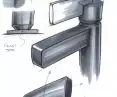 The focal point is the lever - the icon of the entire collection