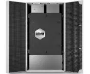 TeachAIR housed in an acoustic cabinet, so it operates silently and does not emit noise to the outside world