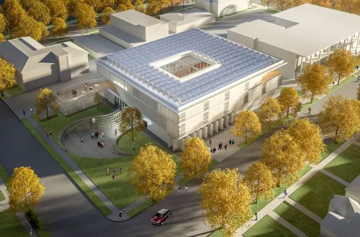 The volume of the library is adapted to the existing plot and development