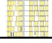 A student project of a multi-family residential building LUXORA by Barbara Kapusta
