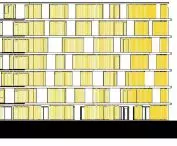 A student project of a multi-family residential building LUXORA by Barbara Kapusta