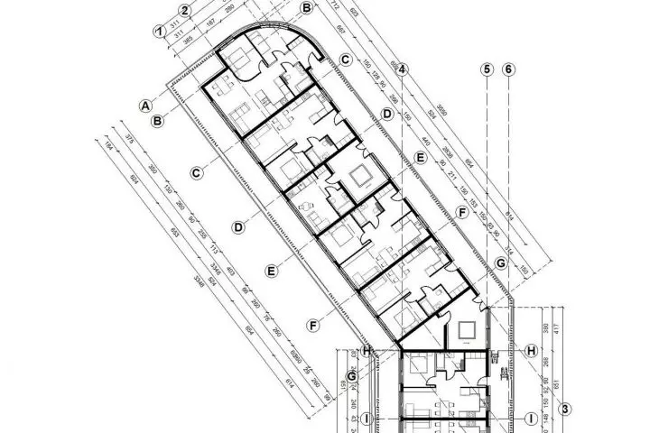 A student project of a multi-family residential building LUXORA by Barbara Kapusta