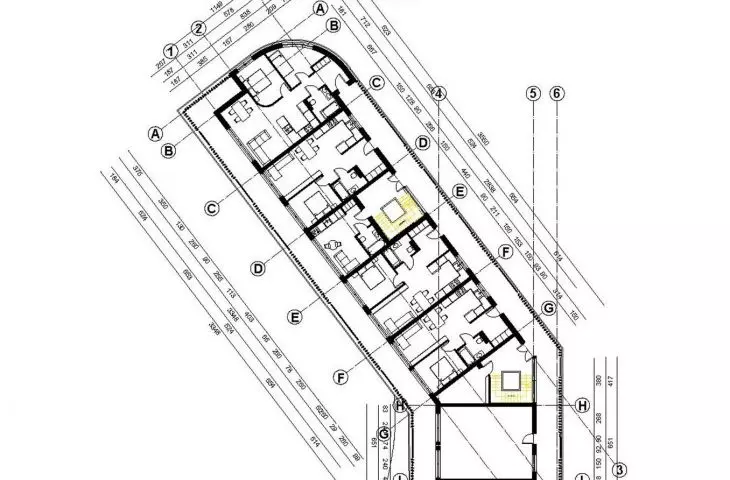A student project of a multi-family residential building LUXORA by Barbara Kapusta