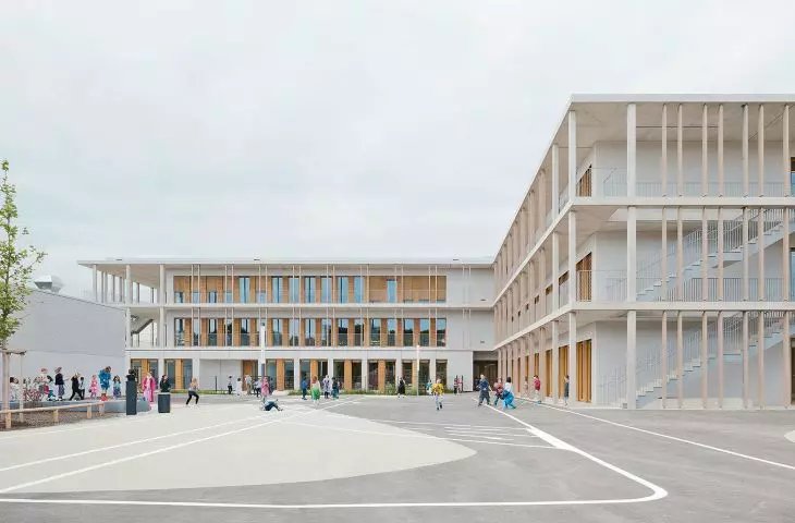 Four Primary Schools in Modular Design, Munich - exterior view