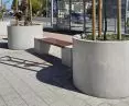 Donica Maryla2 deco wykonana w technologii betonu architektonicznego