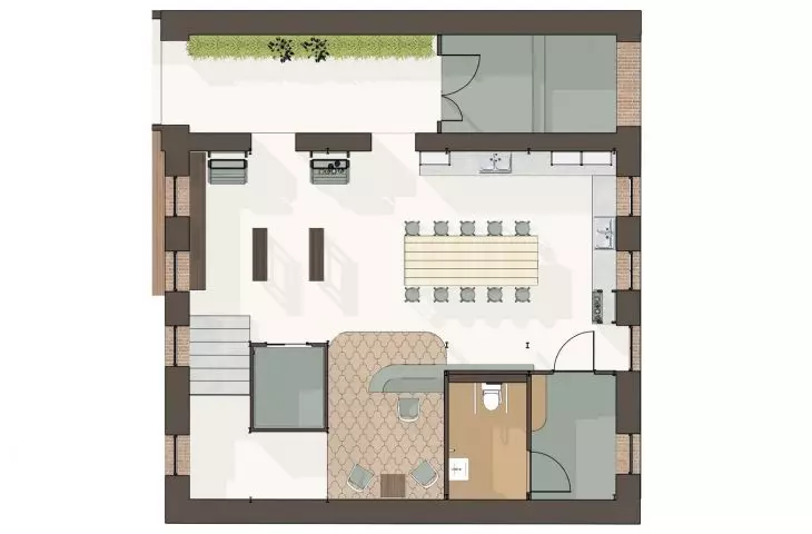 projekt studencki pracowni zielarskiej Zuzanny Polak i Kamili Ostaszewskiej z Wydziału Architektury Politechniki Białostockiej