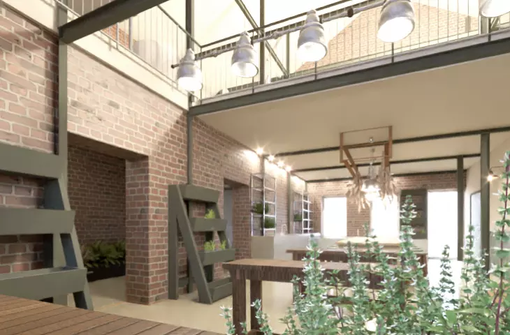 student project by Zuzanna Polak and Kamila Ostaszewska from the Architecture Department of the Bialystok University of Technology.