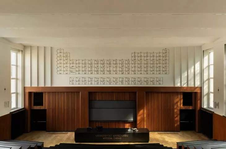 Modernization of the auditorium at the Faculty of Chemistry of the University of Warsaw