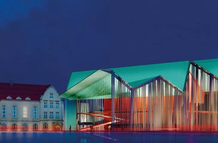 Musical Theater in Poznań - 2019 competition concept.